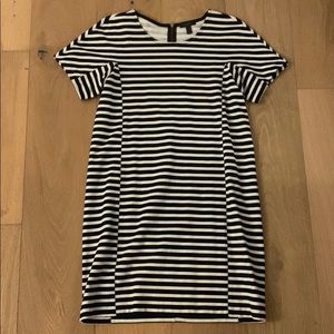 J. Crew Nautical Stripe Shift Dress